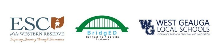 ESC, BridgED and West Geauga logos