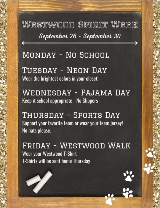 Westwood Spirit Week